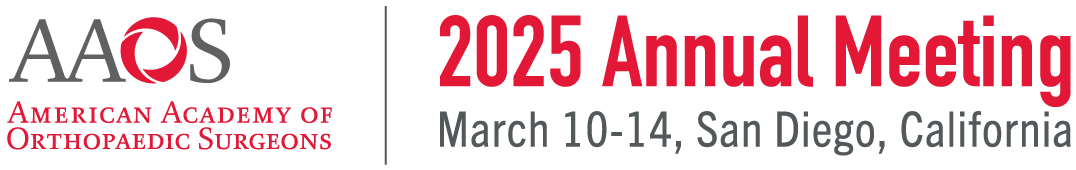 AAOS 2025 Annual Meeting: March 10 - 14, San Diego